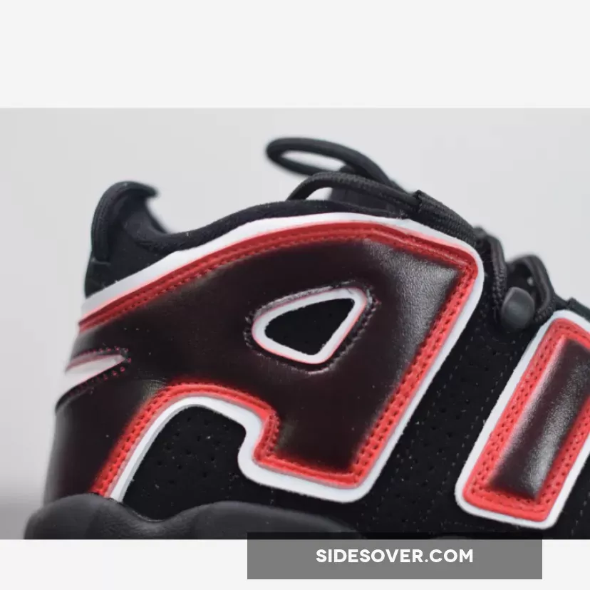 Nike Air More Uptempo Black/White-Laser Crimson CJ6129-001 Discount
