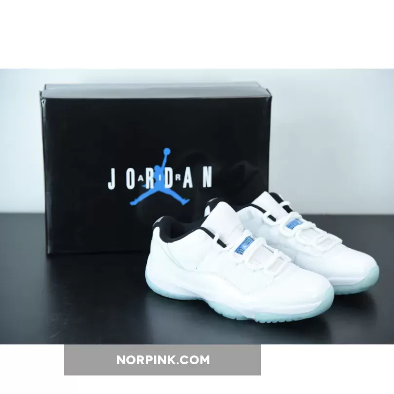 Air Jordan 11 Low "Legend Blue" White/Black-Legend Blue AV2187-117