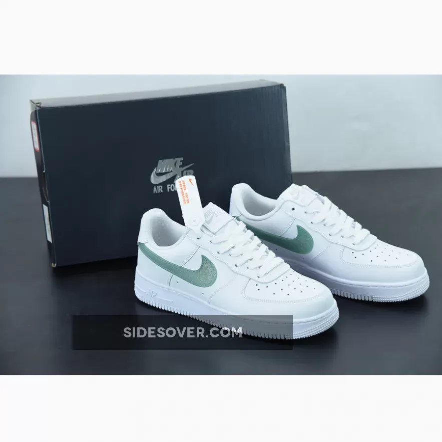 Nike Air Force 1 Low 'Glitter Swoosh' White Green DH4407-100 Online Sale