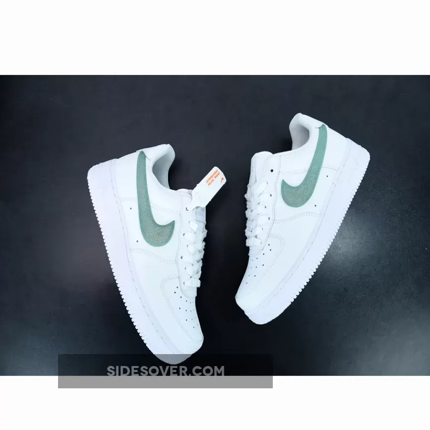 Nike Air Force 1 Low 'Glitter Swoosh' White Green DH4407-100 Online Sale