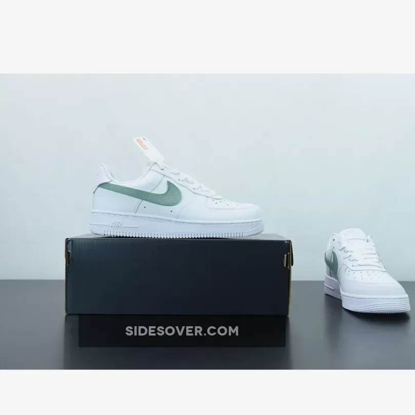 Nike Air Force 1 Low 'Glitter Swoosh' White Green DH4407-100 Online Sale