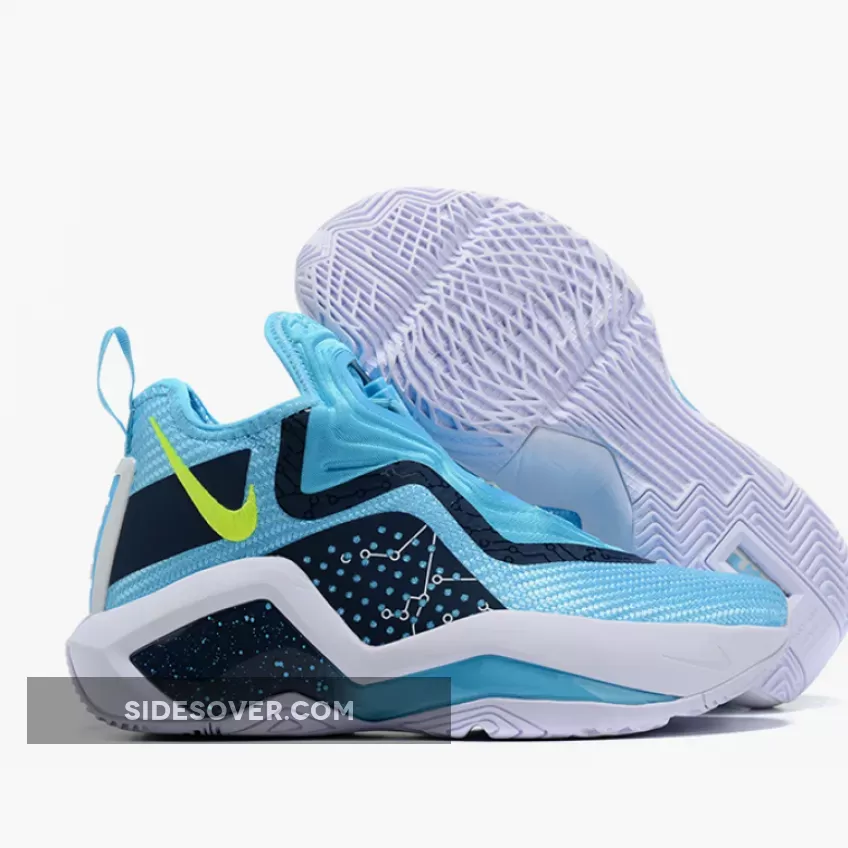 Nike LeBron Soldier 14 Custom Light Blue/Navy-White 1675869132 Online Sale