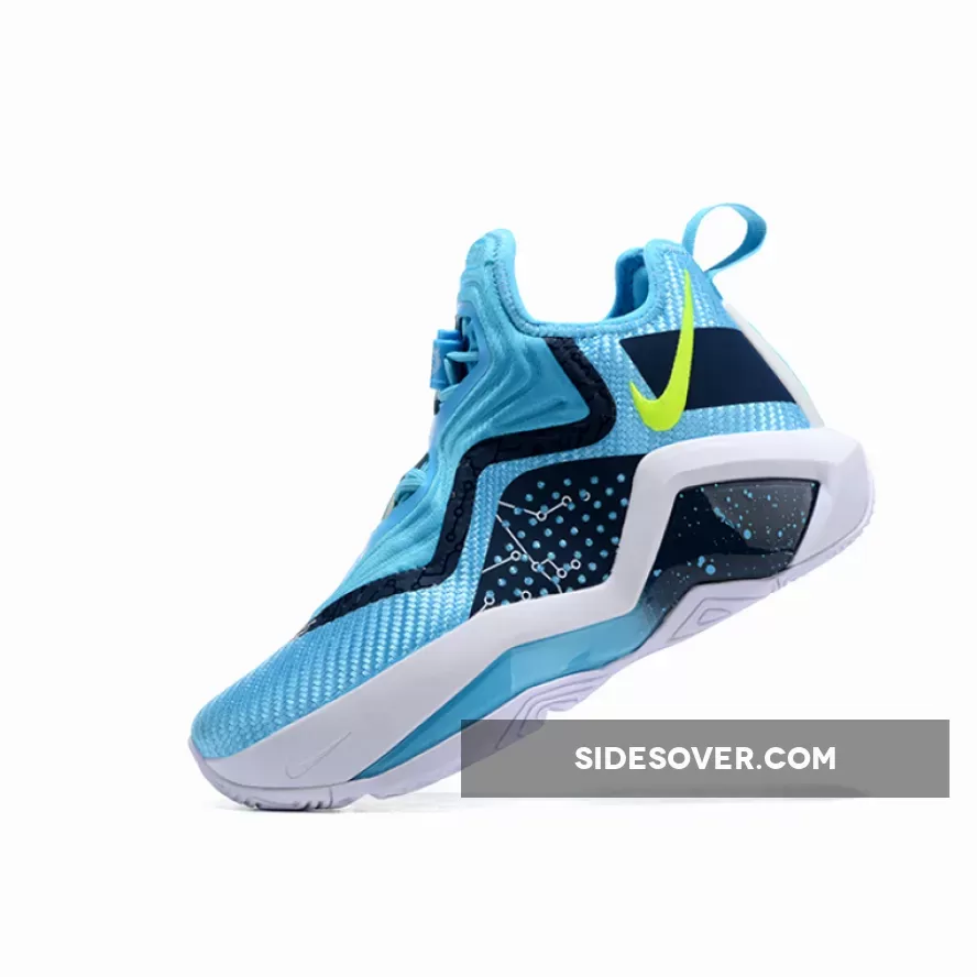 Nike LeBron Soldier 14 Custom Light Blue/Navy-White 1675869132 Online Sale