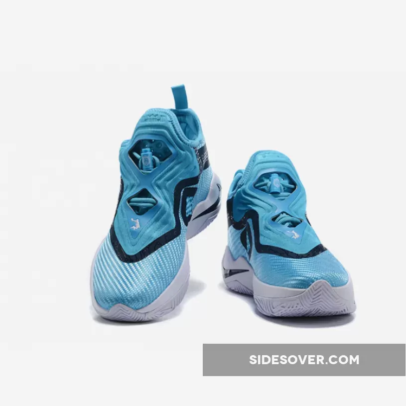 Nike LeBron Soldier 14 Custom Light Blue/Navy-White 1675869132 Online Sale