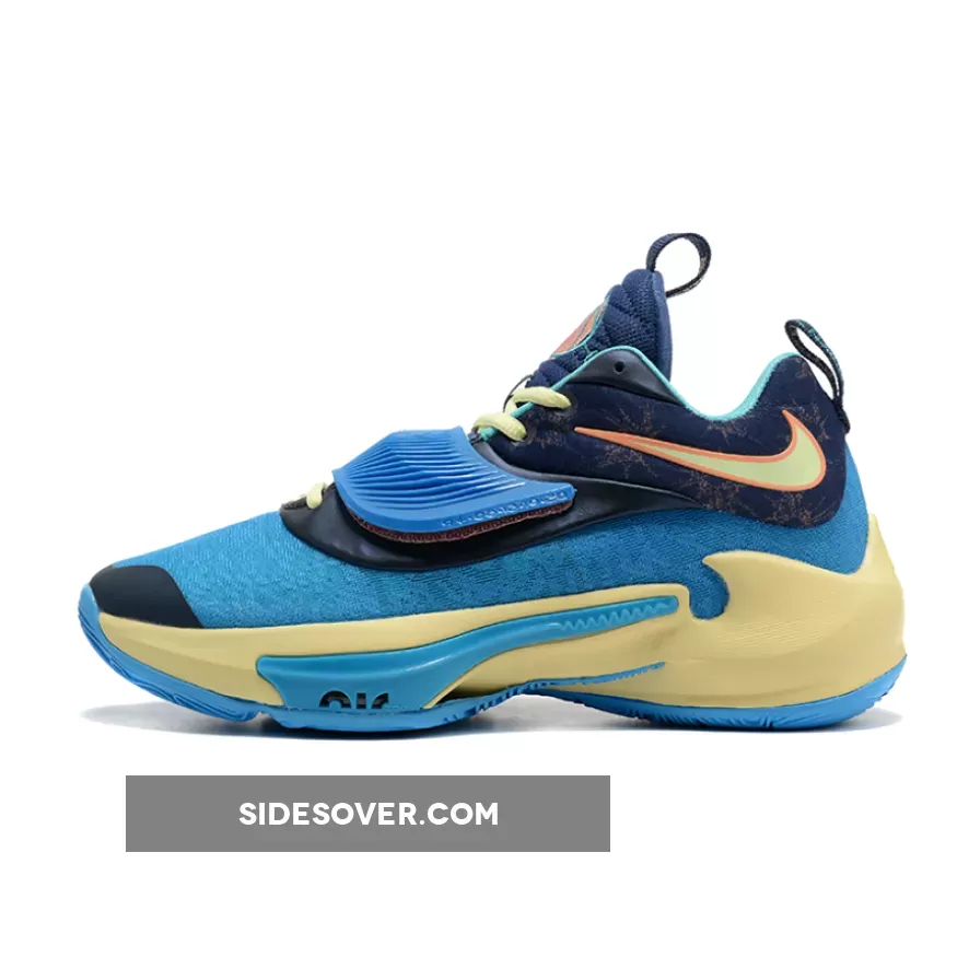 Nike Zoom Freak 3 Valentine's Day Blue/Pink-Pale Yellow / nike zoom freak 3 valentine's day