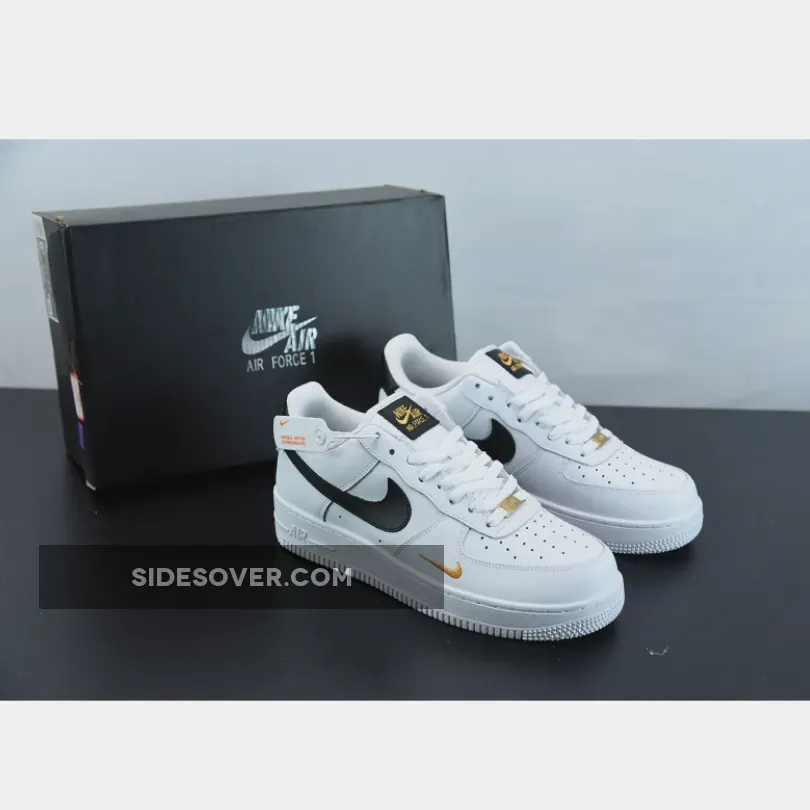 Nike Air Force 1 Low Mini-Swooshes White Black Hot Sale