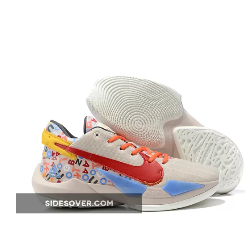 Nike Zoom Freak 2 'Letter Bro' Desert Sand/Sail-Camellia-Gym Red CW3162-001 Discount