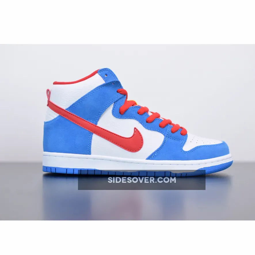 Nike SB Dunk High 'Doraemon' Light Photo Blue/Yellow-Red CI2692-400 / blue and yellow sb