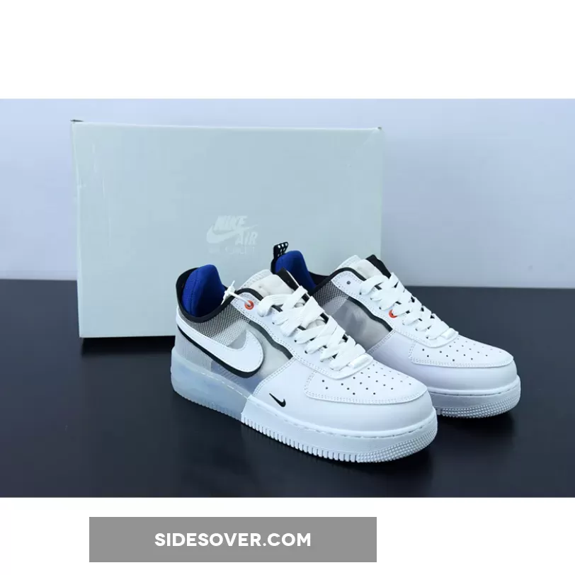 Nike Air Force 1 React White Light Photo Blue DH7615-101 / air force 1 react white light photo blue