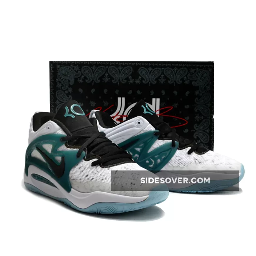 KD 15 White/Black-Geode Teal / Kd 15 White Grey FN8009-100