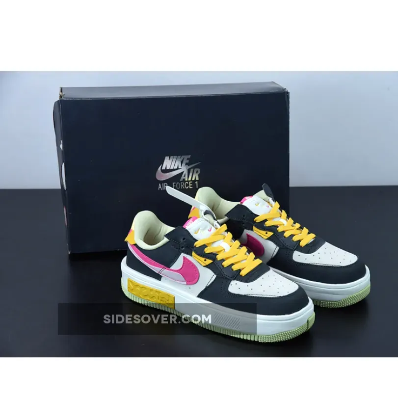 Nike Air Force 1 Fontanka Off Noir/Pink Prime-White nike fontanka pink