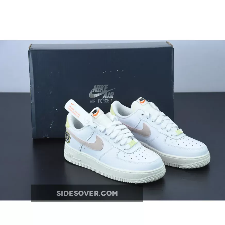 Nike Air Force 1 Next Nature White/Pink Oxford-Blue DJ6377-100 / nike next nature pink oxford