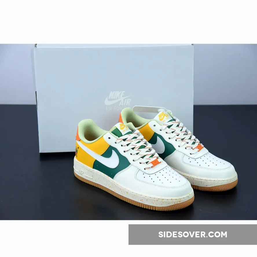 Nike Air Force 1 Low 'Fruit Basket' White Green Yellow DQ5085-111 - Fruit Basket Goat