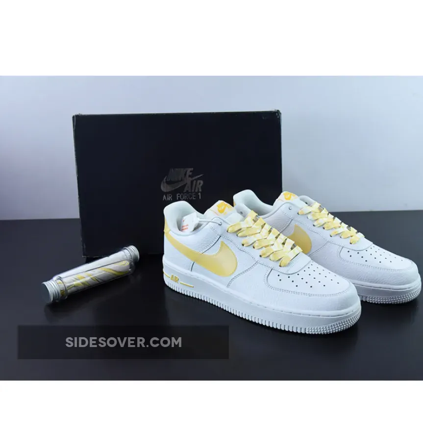 Nike Air Force 1 Low 'Jumbo Swoosh' White Yellow air force 1 jumbo