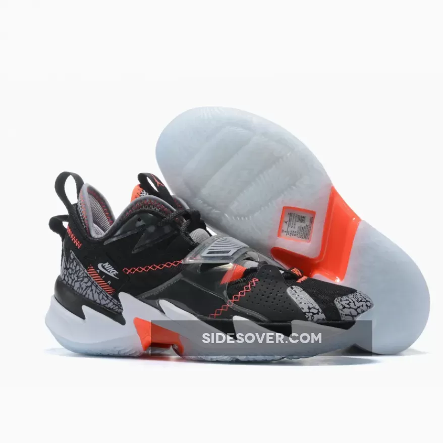 Jordan Why Not Zer0.3 'Black Cement' CD3003-006 - jordan why not zer0.3 black cement