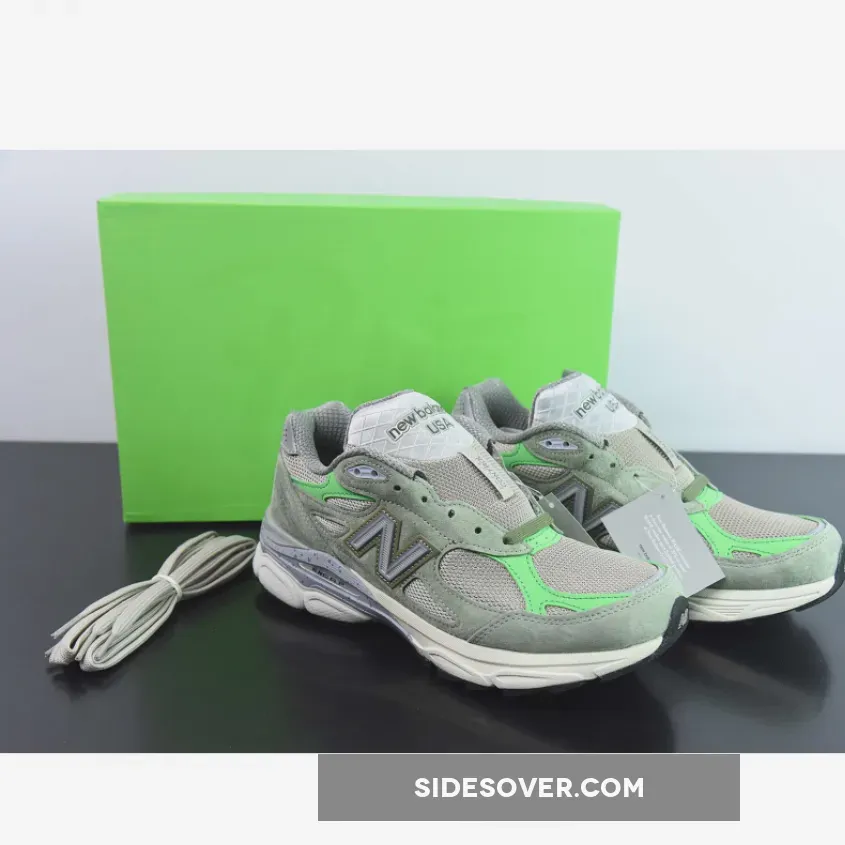 Patta x New Balance 990v3 Olive/Grey-Cream / 990v3 Patta M990PP3