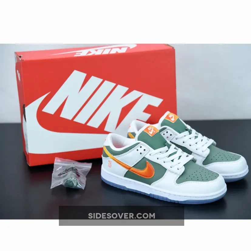 Dunk Low Ny Vs Ny / Nike Dunk Low 'NY vs. NY' Sage Green/White-Bright Orange DN2489-300
