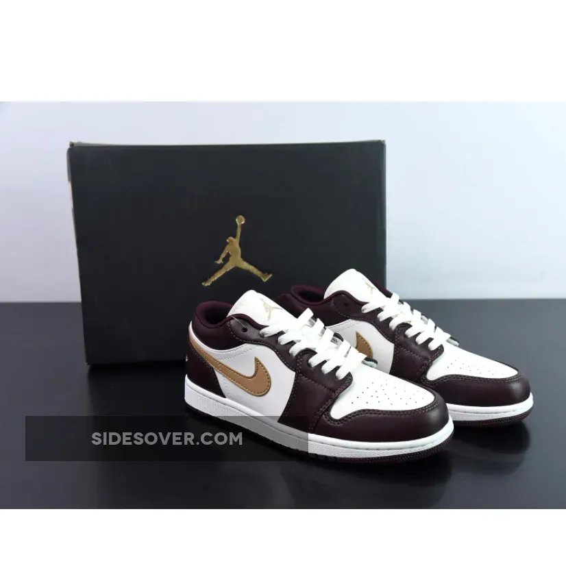 Air Jordan 1 Low Mocha Shadow Brown Sail DC0774-200 / brown black jordan 1