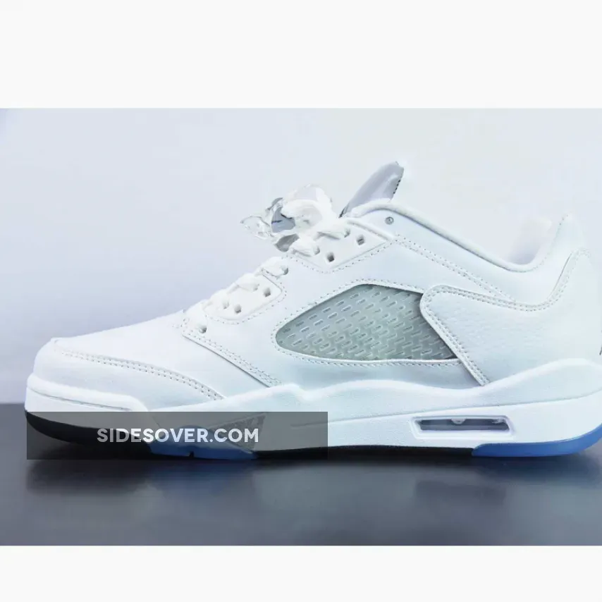 Nike Air Jordan 5 Low GS White Black For Womens Nike Air Jordan 5 Low GS White Black For Womens