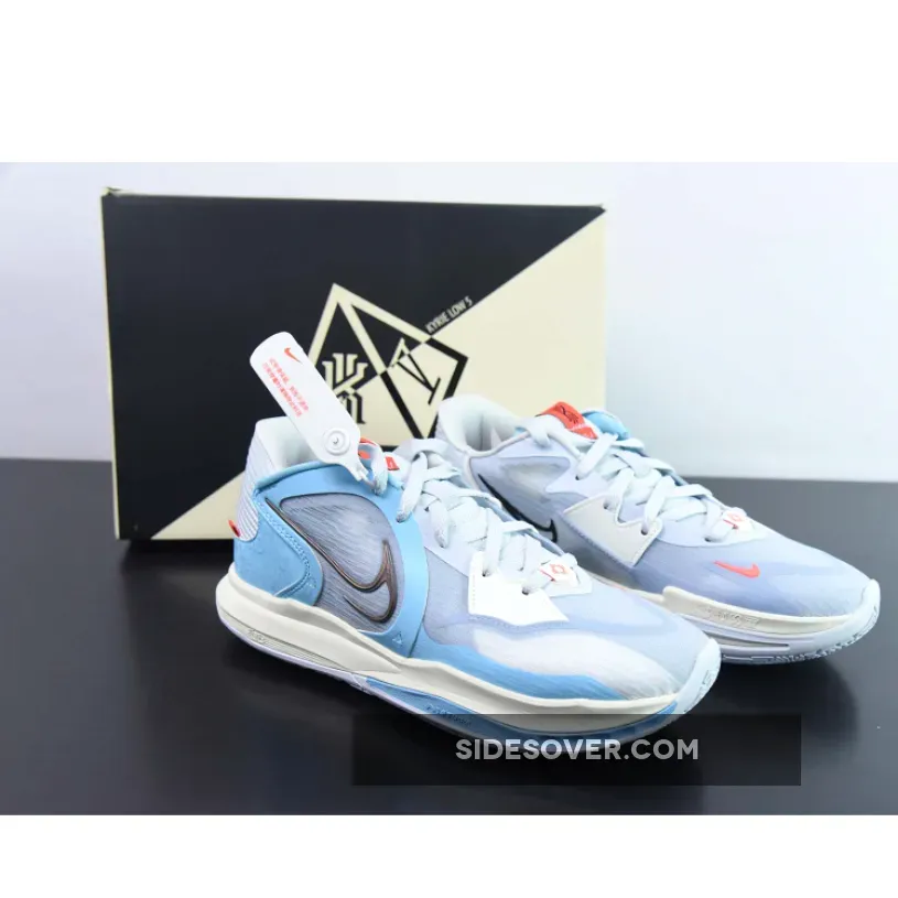 Nike Kyrie Low 5 ‘Nets’ Football Grey/Black/Blue Chill/Sail DJ6012-003