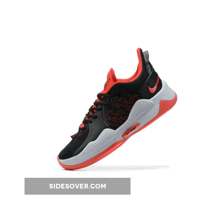 Nike PG 5 'Bred' Black/University Red-White CW3143-002 / pg5 university red