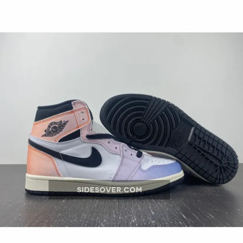 Jordan Online Outlet, Air Jordan 1 High OG 'Skyline' Vivid Orange/Black-Iced Lilac-True Blue-Sail DX0054-805