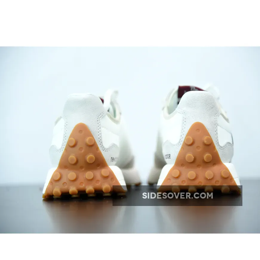 STAUD x New Balance 327 White Grey Brown / brown new balance 327