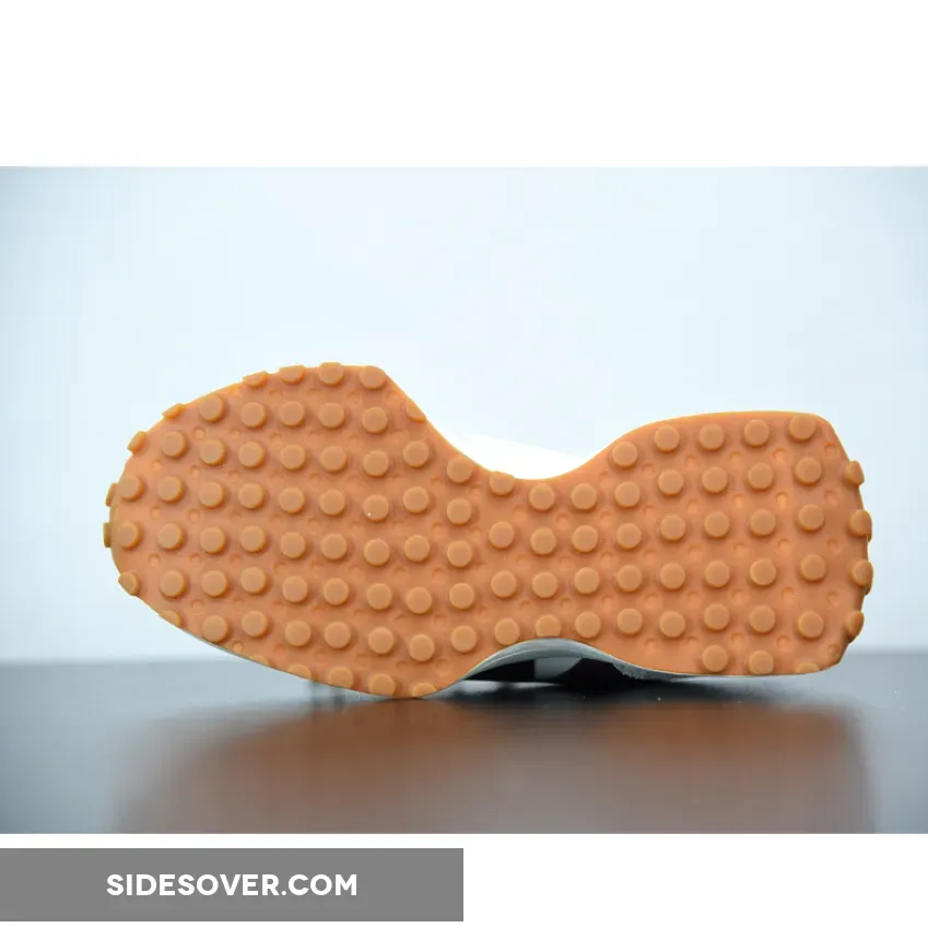 STAUD x New Balance 327 White Grey Brown / brown new balance 327