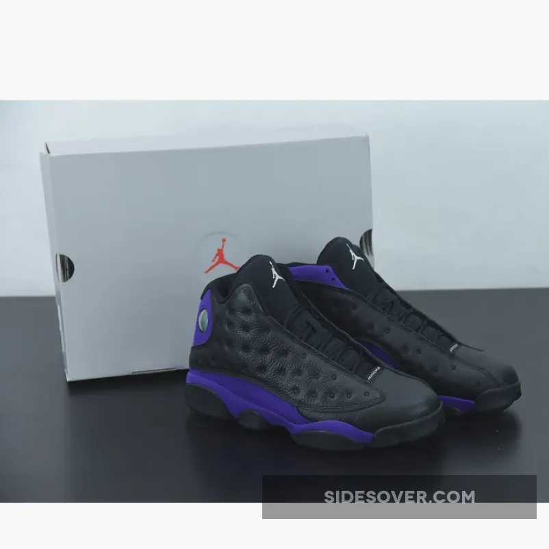 Air Jordan 13 Retro 'Court Purple' AJ13 Black White - court purple 13 release date