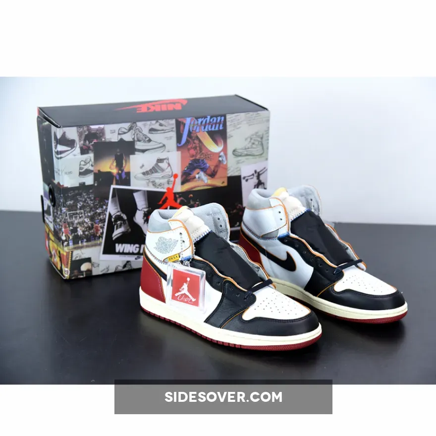 Mns Air Jordan 1 Retro High Nrg Toe White/Black/Varsity Red/Wolf Grey AJ1 | AIR JORDAN LA