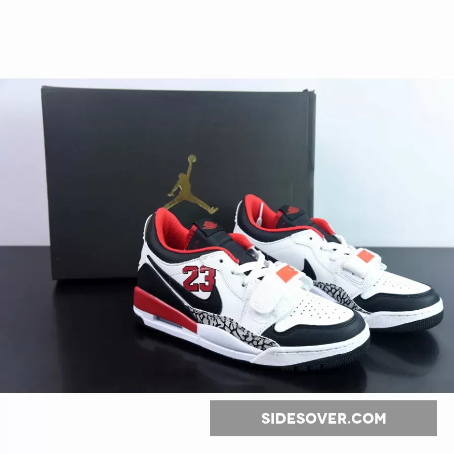 Jordan Legacy 312 Low 23 White/Black-Red FJ7221-101 Restock