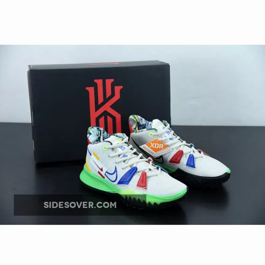 Nike Kyrie 7 'Visions' Light Bone/White-Light Green Spark-Game Royal kyrie 7 light green