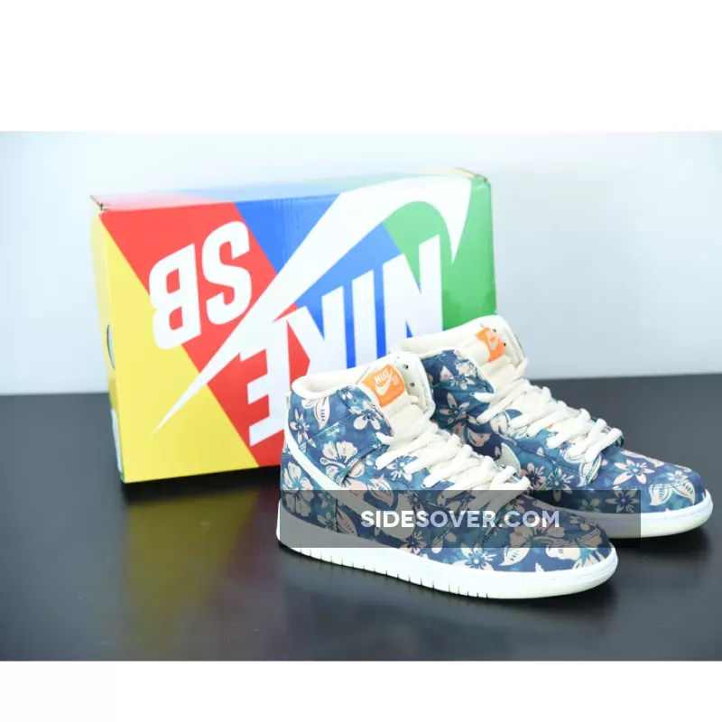 Nike SB Dunk High Pro 'Hawaii' Sail/Blue/Green Aqua CZ2232-300 / hawaii sb dunks