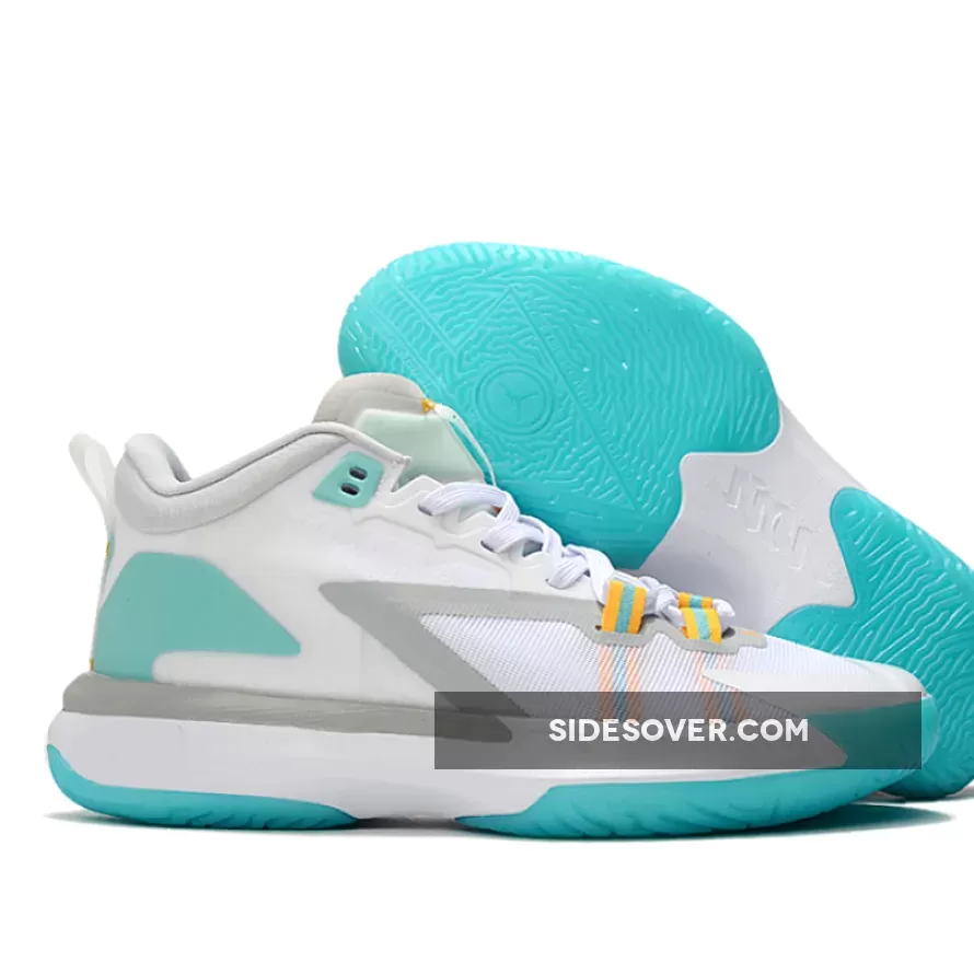 Jordan Zion 1 'White Dynamic Turquoise' DA3130-101 / zion 1 turquoise