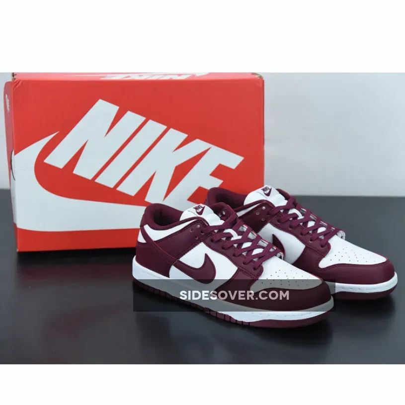 Nike Dunk Low 'Bordeaux' White/Team Red DD1503-108 - nike dunk bordeaux release date