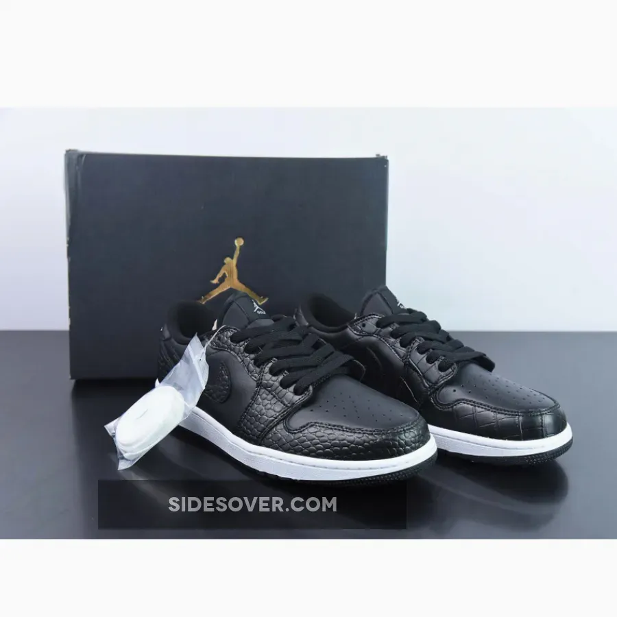Air Jordan 1 Low Golf 'Black Croc' DD9315-003 For Sale