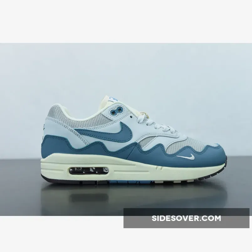 Patta x Nike Air Max 1 Metallic Silver/Noise Aqua-Pure Platinum DH1348-004 Patta x Nike Air Max 1 Metallic Silver/Noise Aqua-Pure Platinum DH1348-004