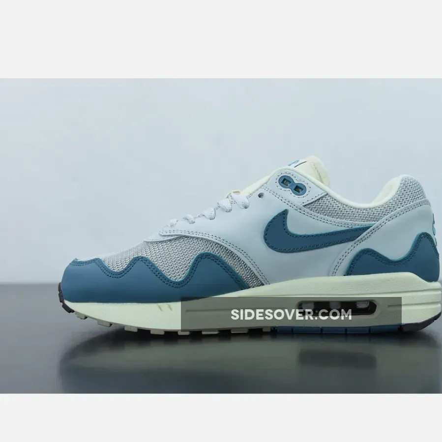 Patta x Nike Air Max 1 Metallic Silver/Noise Aqua-Pure Platinum DH1348-004 Patta x Nike Air Max 1 Metallic Silver/Noise Aqua-Pure Platinum DH1348-004