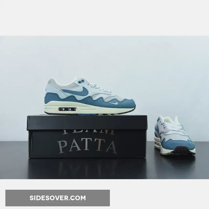 Patta x Nike Air Max 1 Metallic Silver/Noise Aqua-Pure Platinum DH1348-004 Patta x Nike Air Max 1 Metallic Silver/Noise Aqua-Pure Platinum DH1348-004