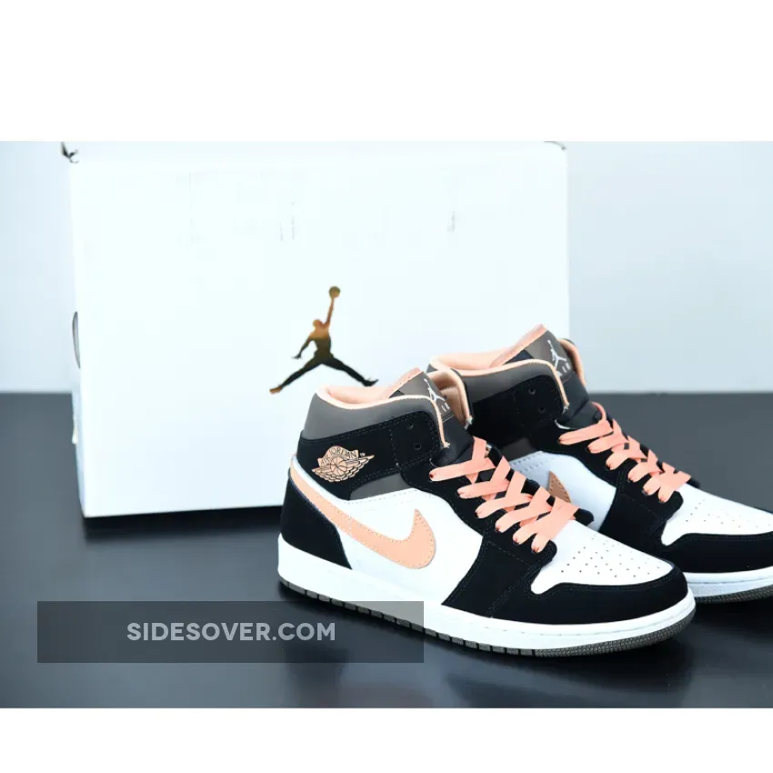 Jordan 1 Mid Peach Mocha (Womens) | JORDAN 1 PEACH