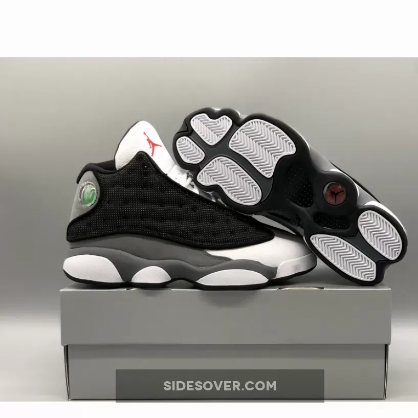 Air Jordan 13 Retro "Black Flint" Black/University Red-Flint Grey-White