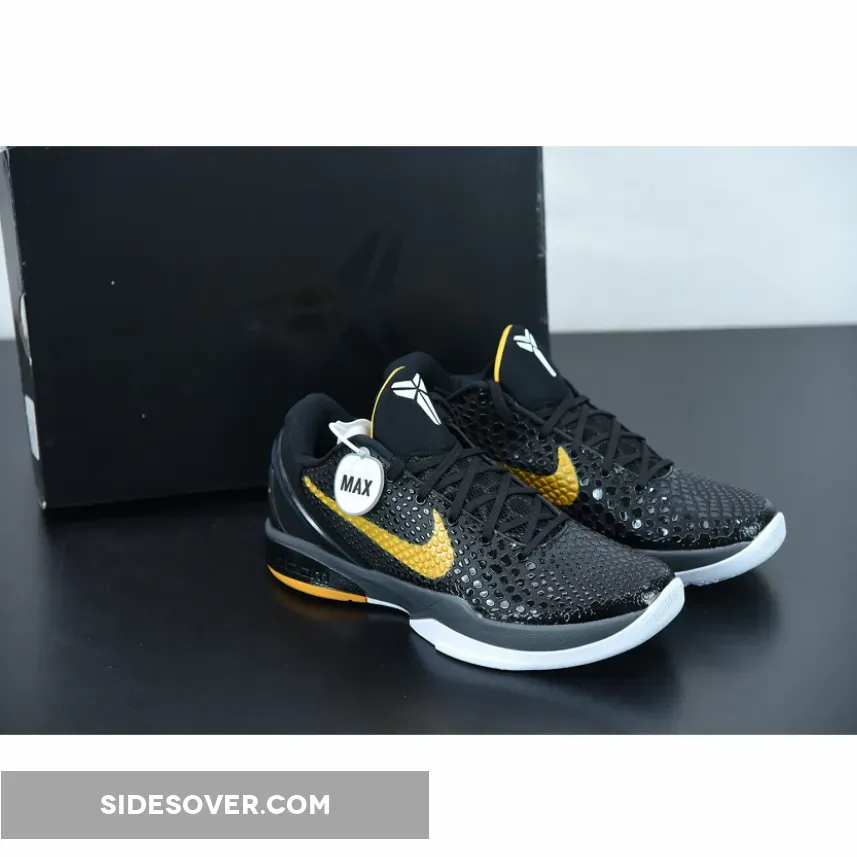Nike Kobe 6 Protro 'Del Sol' Black/Dark Grey-White-Del Sol - nike del sol