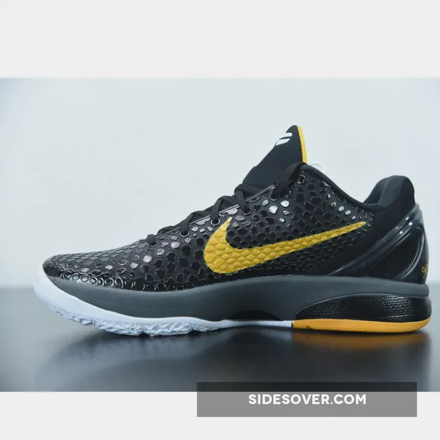 Nike Kobe 6 Protro 'Del Sol' Black/Dark Grey-White-Del Sol - nike del sol