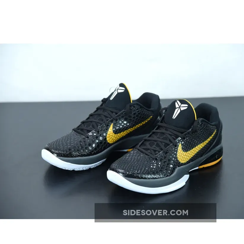 Nike Kobe 6 Protro 'Del Sol' Black/Dark Grey-White-Del Sol - nike del sol