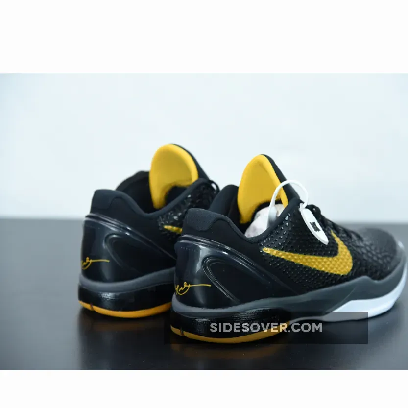Nike Kobe 6 Protro 'Del Sol' Black/Dark Grey-White-Del Sol - nike del sol