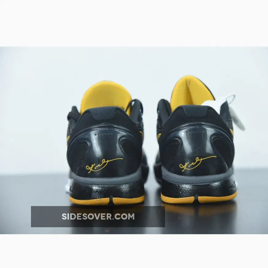 Nike Kobe 6 Protro 'Del Sol' Black/Dark Grey-White-Del Sol - nike del sol