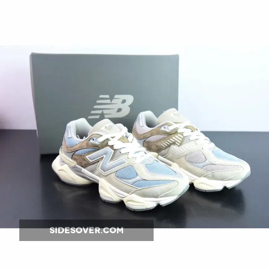 New Balance 90/60 Mushroom Aluminum Cyclone U9060MUS - new balance 9060 mush aluminum blue unisex shoe