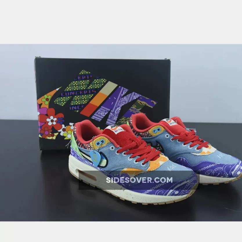 Concepts x Nike Air Max 1 'Far Out' Wild Violet/Multi-Color-Sail DN1803-500 nike far out