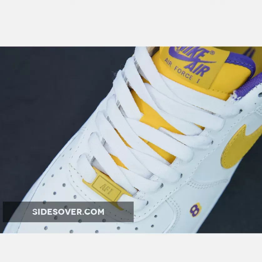 Nike Air Force 1 Low 'Lakers' White Purple Yellow yellow and purple nike shoes