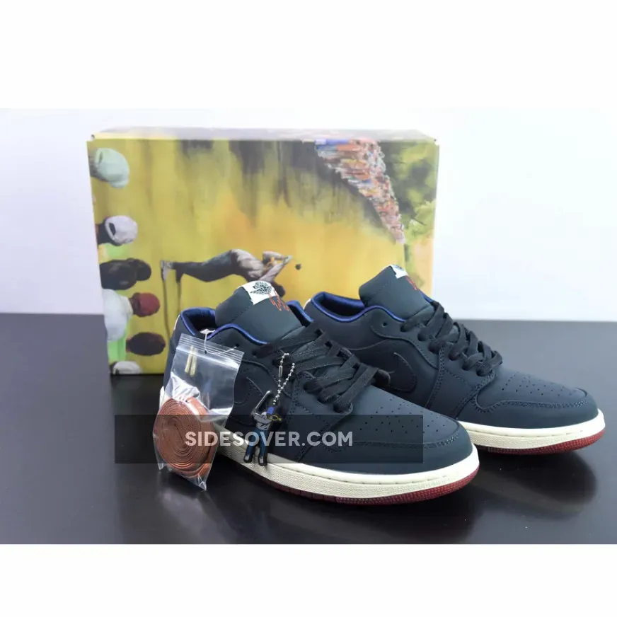 Eastside Golf x Air Jordan 1 Low Midnight Navy/Burnt Sunrise-White | EAST SIDE GOLF